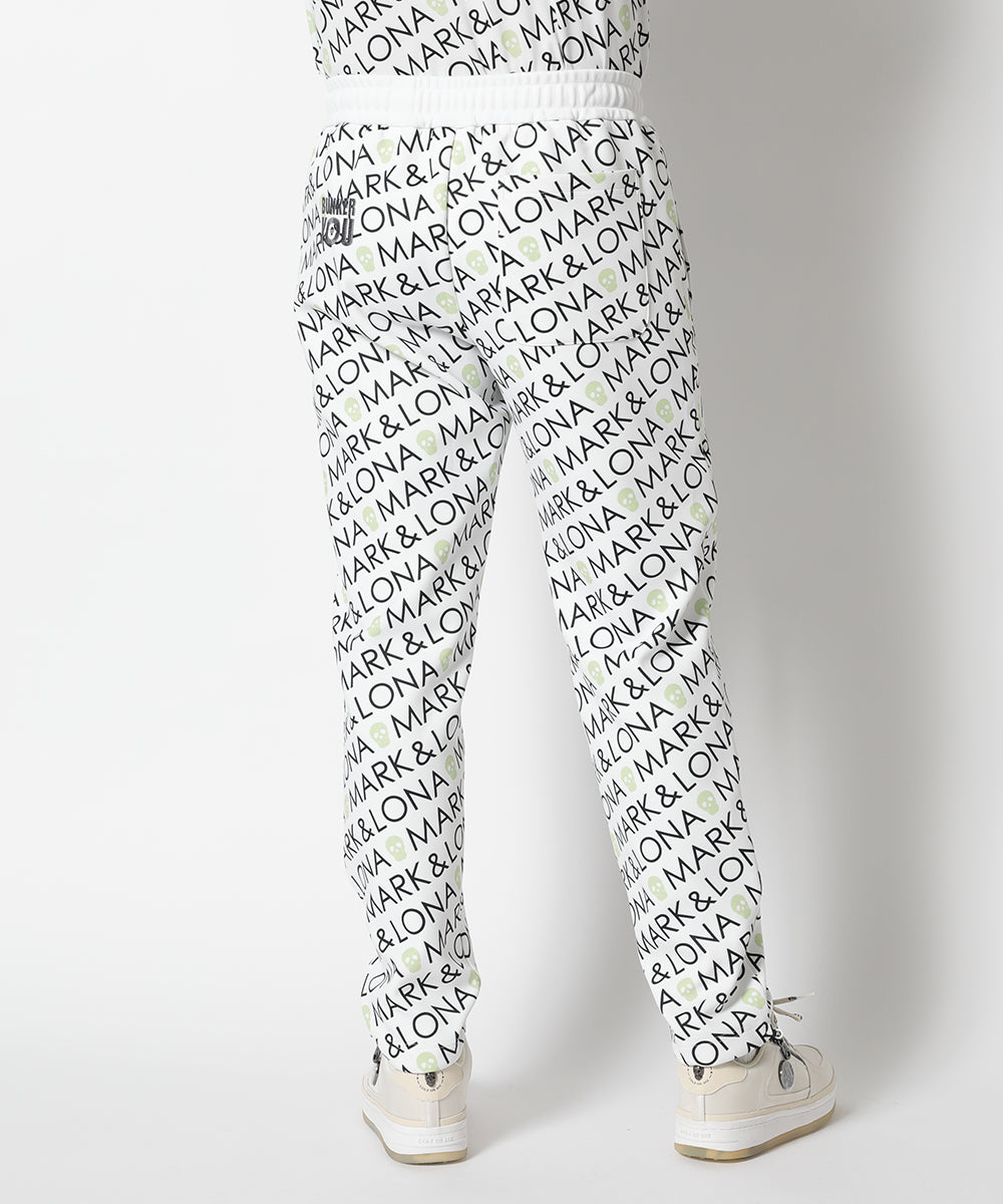 M GN LOGO PATTERN PRINT JERSEY PANTS LQ1IT30M