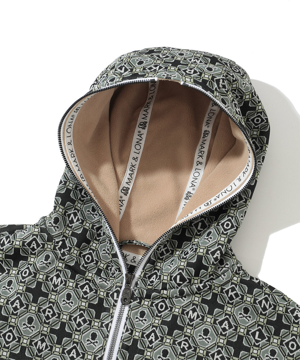 M GN GEOMETRIC PATTERN HOODIE JACKET LR4ID08M