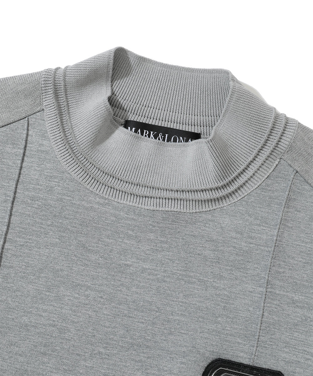 M CD ZIP POCKET POINT KNIT CREW LR3CB50M