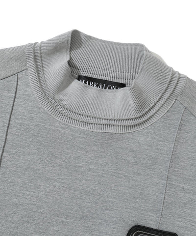 M CD ZIP POCKET POINT KNIT CREW LR3CB50M