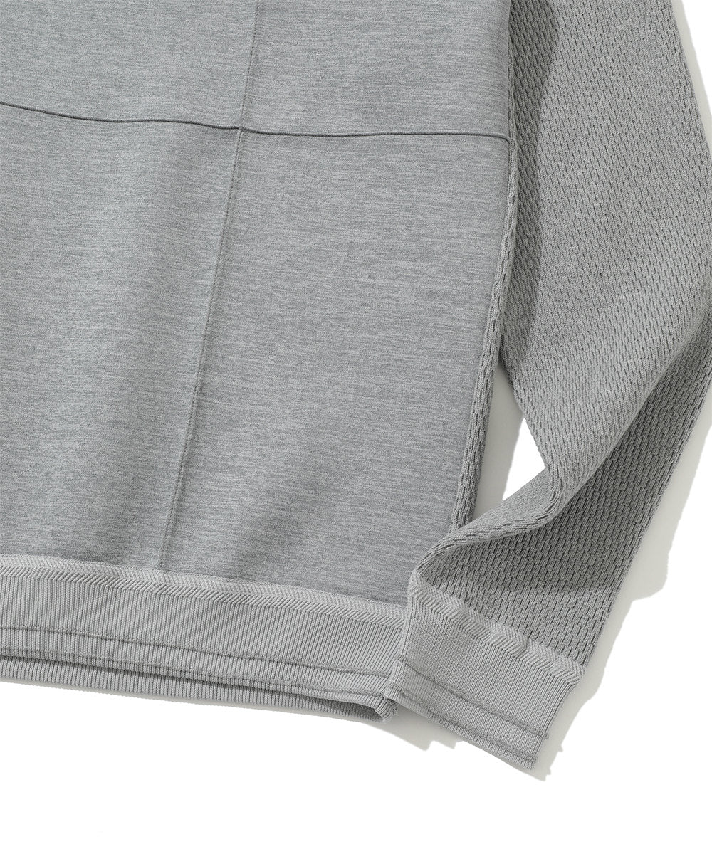 M CD ZIP POCKET POINT KNIT CREW LR3CB50M