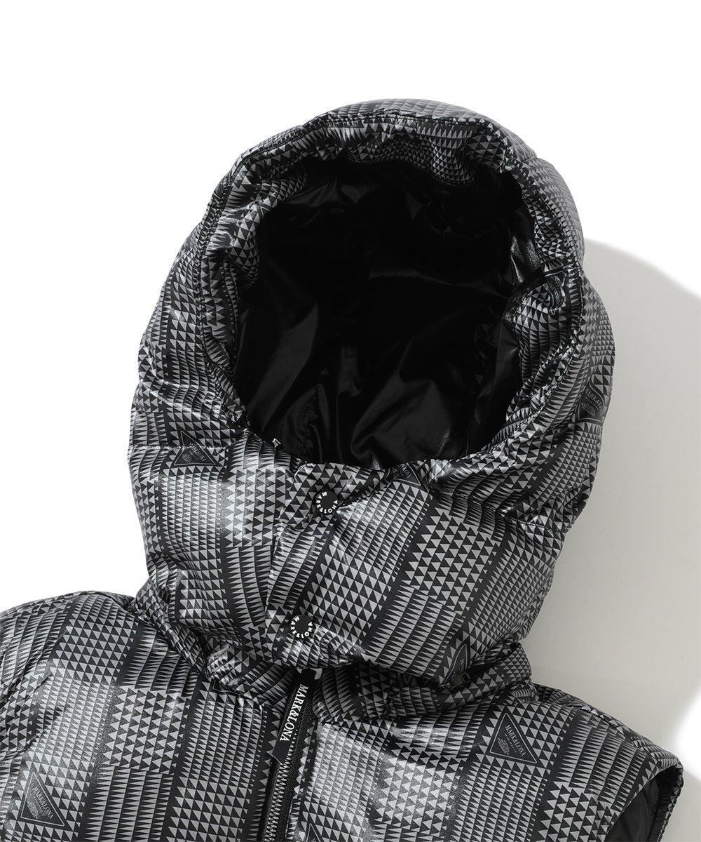 M CD GLEN CHECK PATTERN DOWN VEST LR3CV52M
