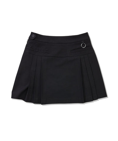 W TN SOLID PLEATS WOVEN SKIRT LQ3TE70F