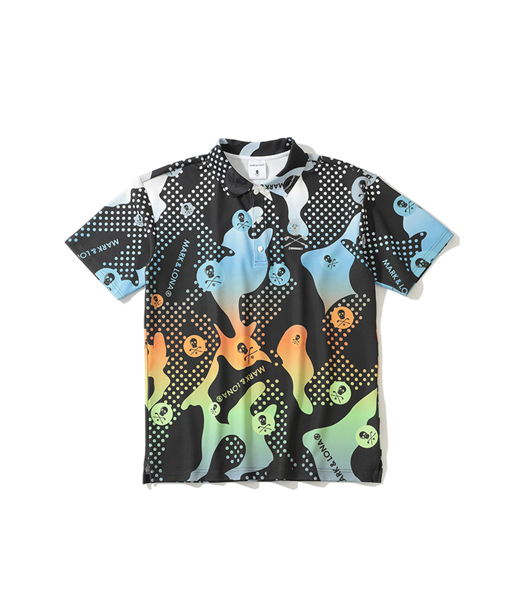 M GN RAINBOW CAMO PATTERN PRINT SS POLO LQ1IX05M