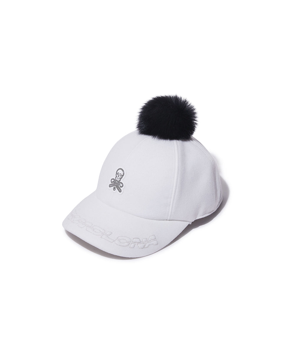 W TN FUR BALL CAP LQ4YP79F