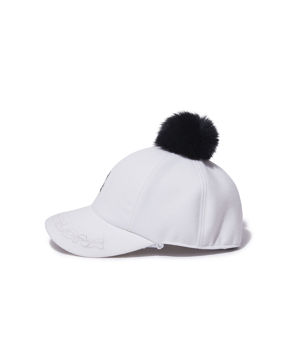 W TN FUR BALL CAP LQ4YP79F