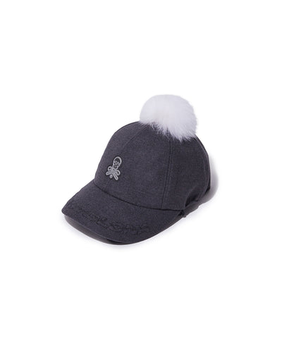 W TN FUR BALL CAP LQ4YP79F