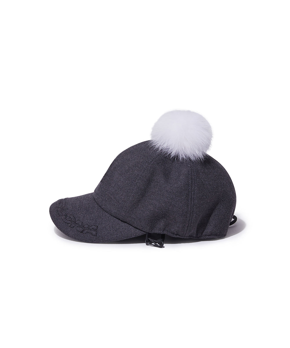 W TN FUR BALL CAP LQ4YP79F