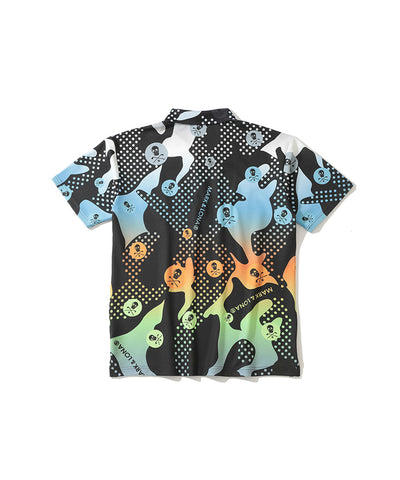 M GN RAINBOW CAMO PATTERN PRINT SS POLO LQ1IX05M