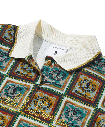 W GN GRAPHIC PATTERN SS POLO LQ3IX91F