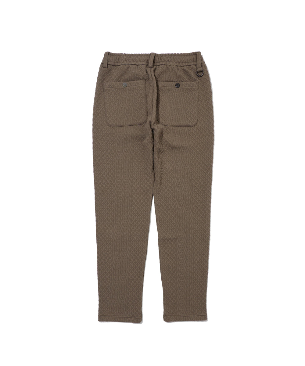 M GN CABLE PATTERN JERSEY PANTS LR4IT16M