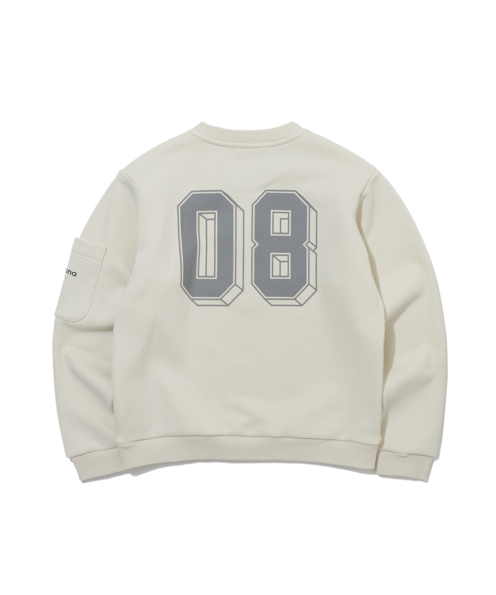 M GN BLANK SKULL JERSEY CREW LR4IC11M