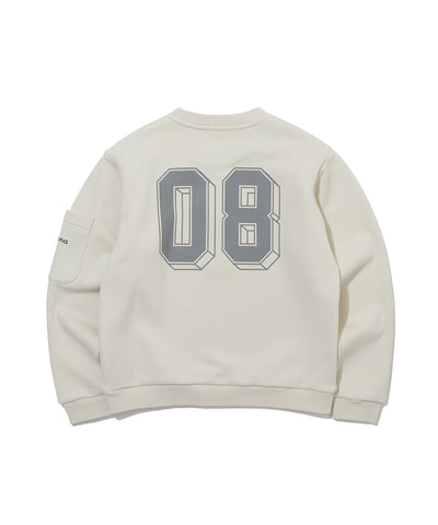 M GN BLANK SKULL JERSEY CREW LR4IC11M