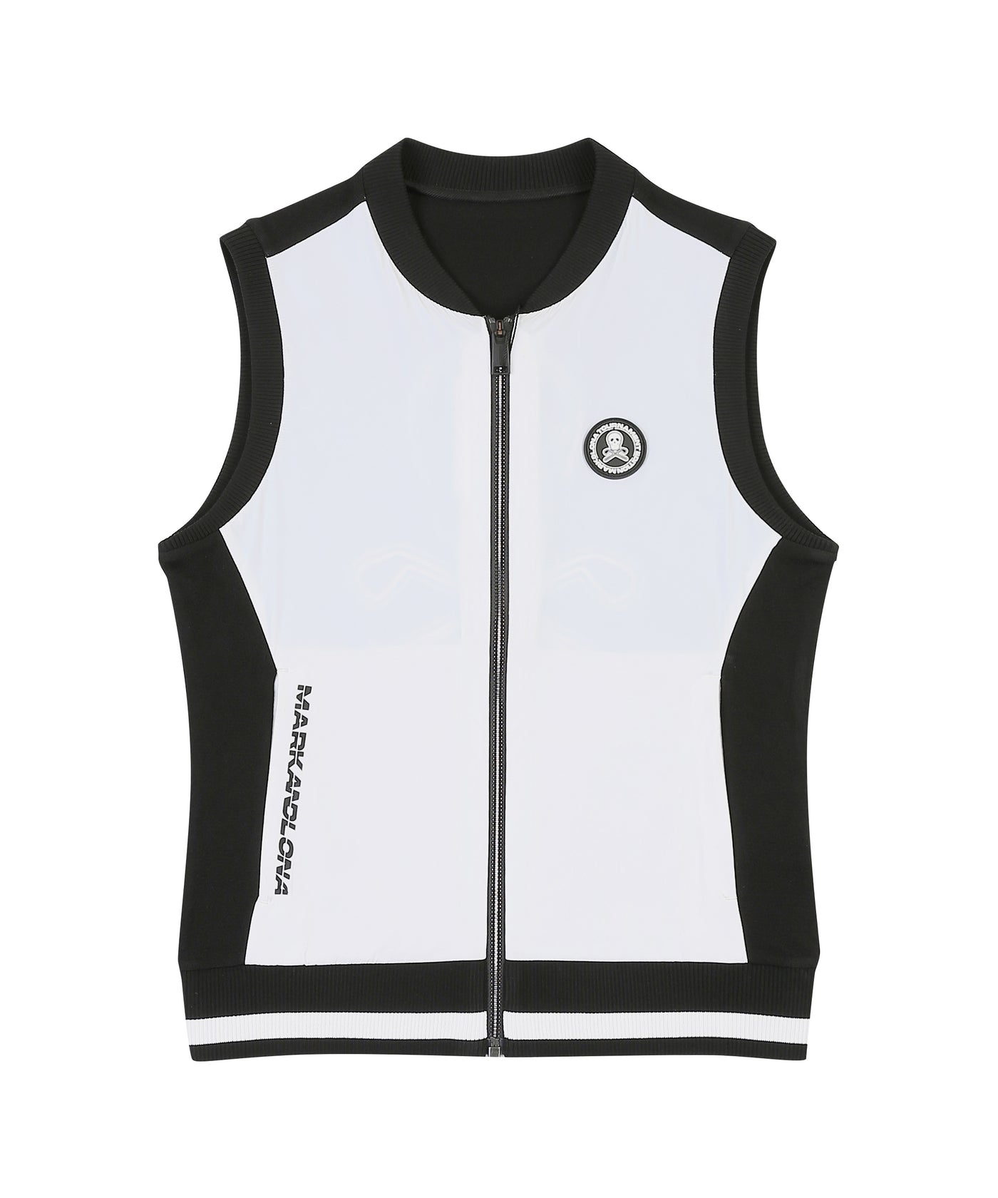 W TN WOVEN PATCH KNIT VEST LQ1TB72F