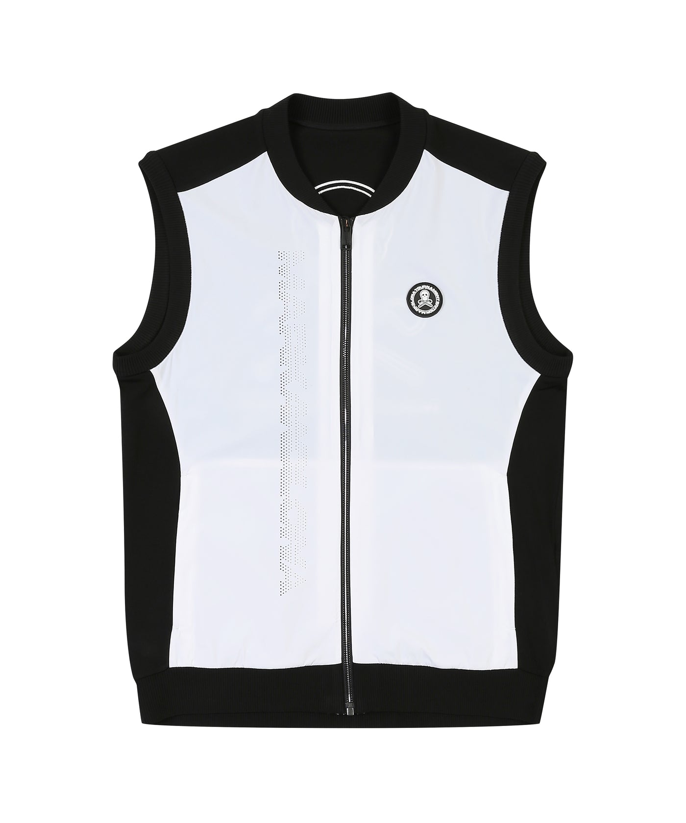 M TN WOVEN PATCH KNIT VEST LQ1TB72M