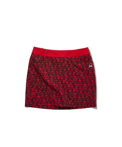 W TN PRINT POINT WOVEN SKIRT LR1TE79F