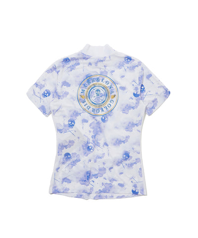 W GN WATER COLOR PATTERN SS HIGHNECK LR2IA71F