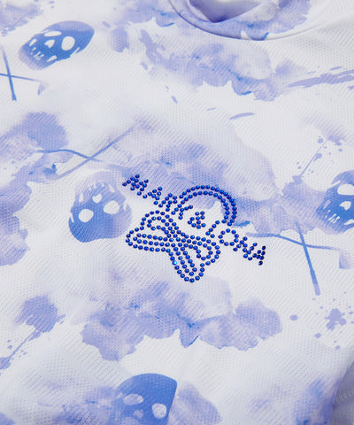 W GN WATER COLOR PATTERN SS HIGHNECK LR2IA71F