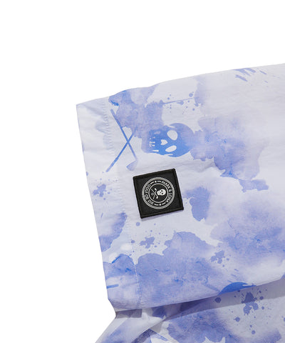 M GN WATER COLOR PATTERN WOVEN SS ANORAK LR2IC71M