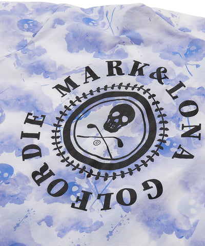 M GN WATER COLOR PATTERN WOVEN SS ANORAK LR2IC71M
