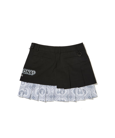 W GN UNBALANCE PLEATS SKIRT LR2IE81F