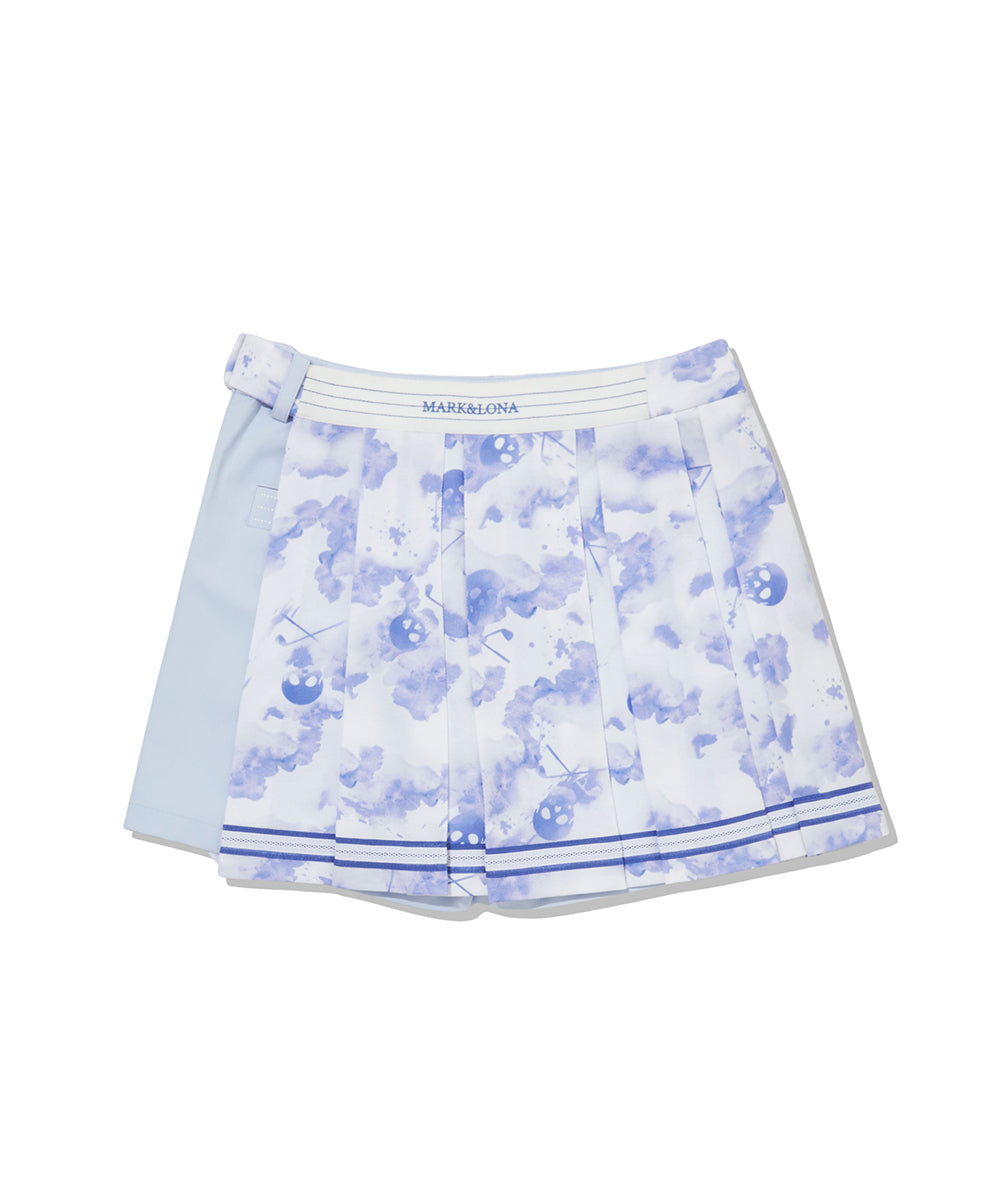 W GN WATER COLOR PATTERN WRAP SHORTS LR2IF71F
