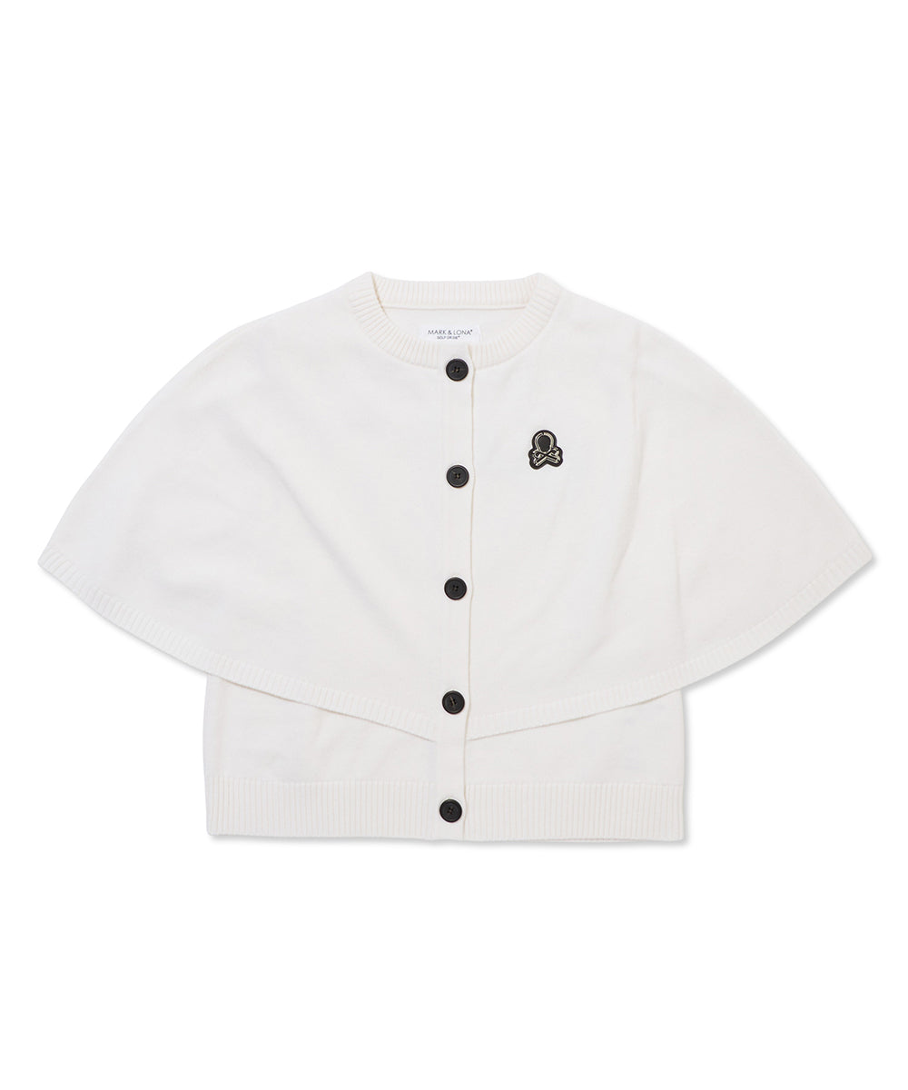 W GN LOGO POINT KNIT CAPE LR3IB72F