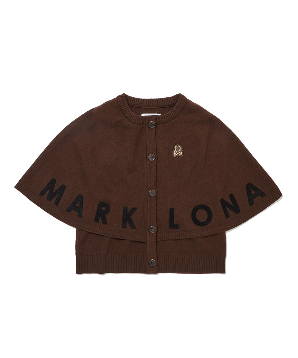W GN LOGO POINT KNIT CAPE LR3IB73F
