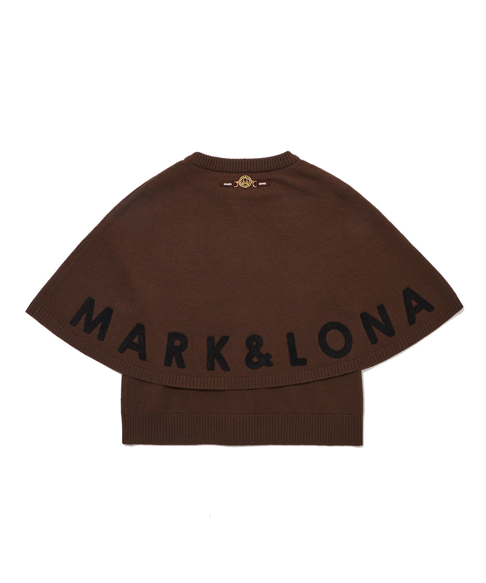 W GN LOGO POINT KNIT CAPE LR3IB73F