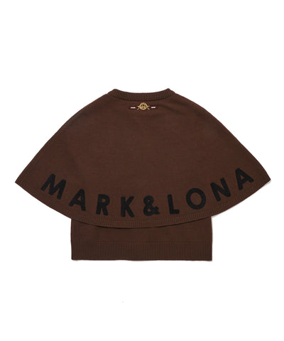 W GN LOGO POINT KNIT CAPE LR3IB73F
