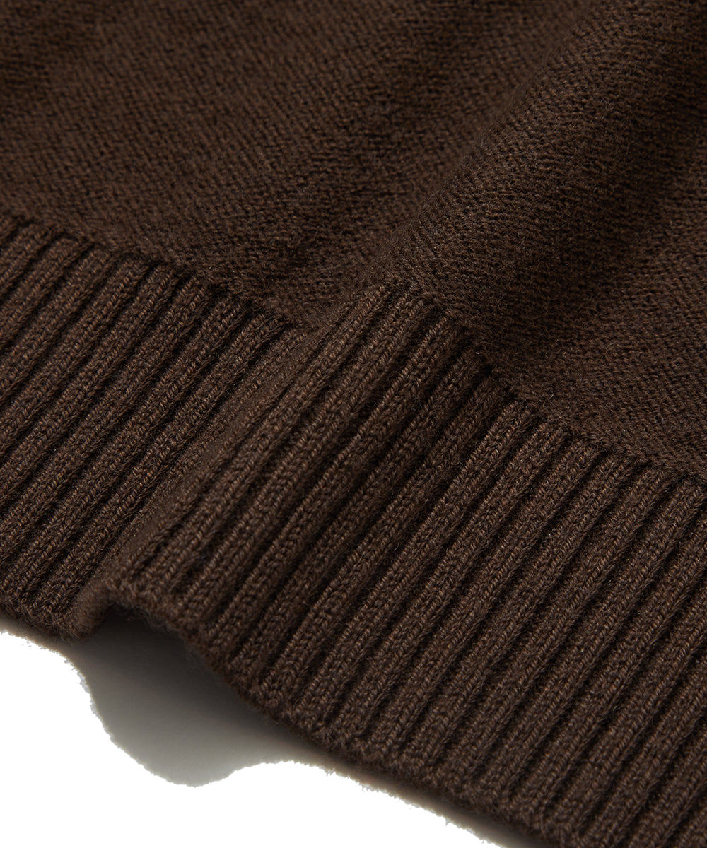 W GN LOGO POINT KNIT CAPE LR3IB73F