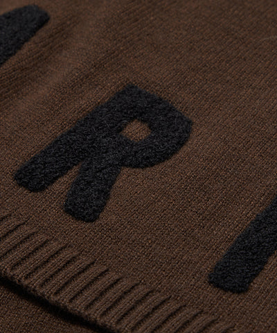W GN LOGO POINT KNIT CAPE LR3IB73F