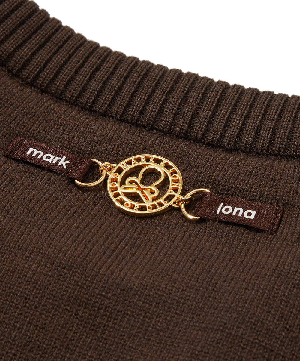 W GN LOGO POINT KNIT CAPE LR3IB73F