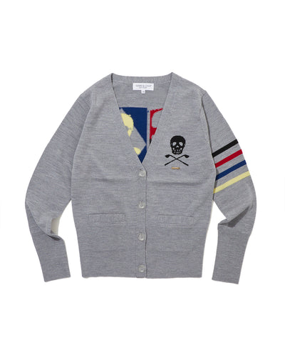 W GN BACK LOGO POINT KNIT CARDIGAN LR3IB90F