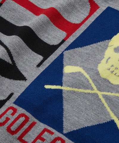W GN BACK LOGO POINT KNIT CARDIGAN LR3IB90F