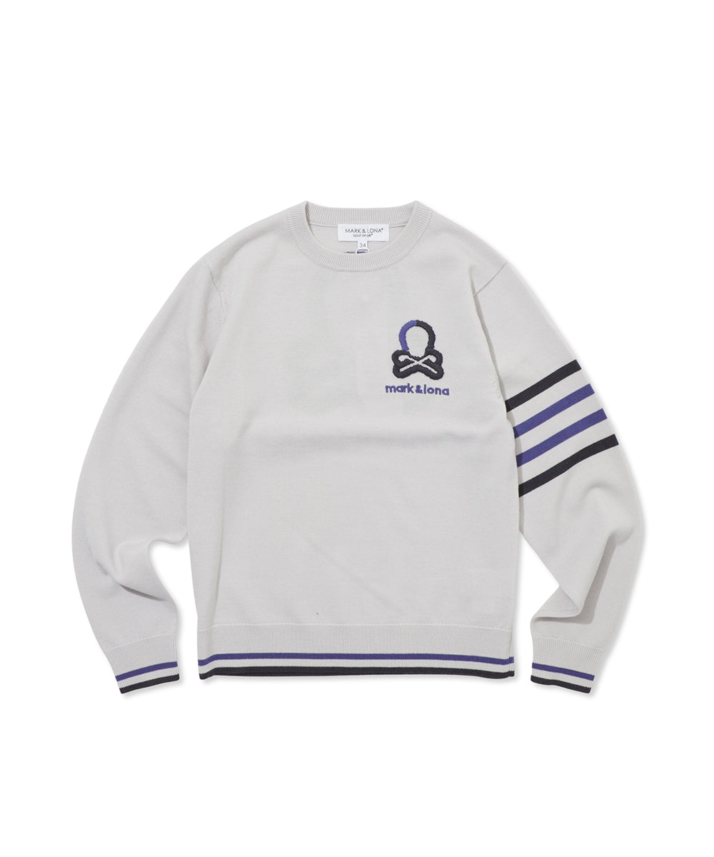 W GN BLANK SKULL POINT CREW KNIT LR3IB91F