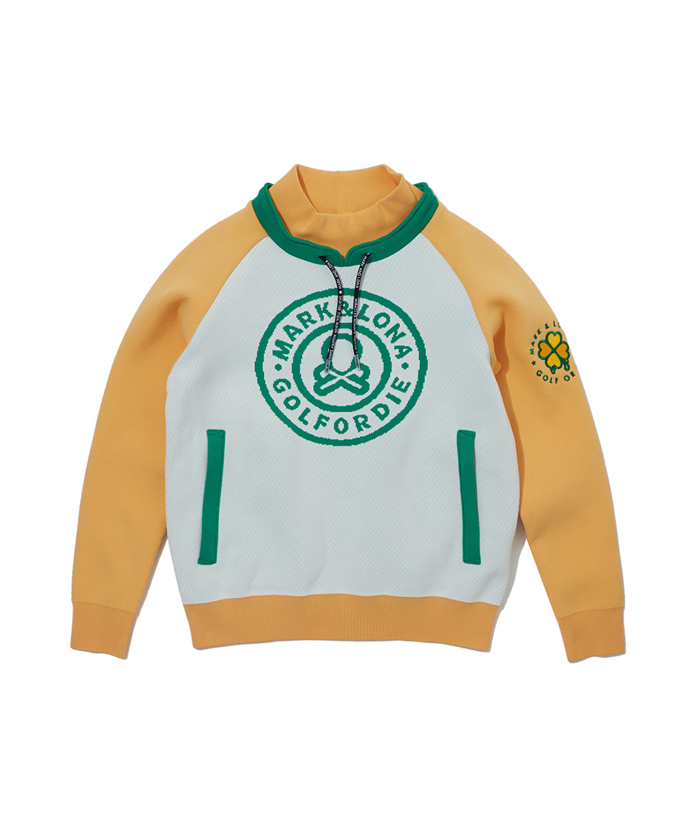 W GN BIG CIRCLE LOGO POINT KNIT HOODIE LR3IB92F