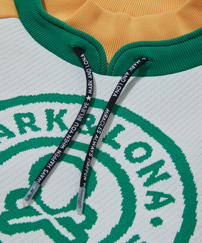 W GN BIG CIRCLE LOGO POINT KNIT HOODIE LR3IB92F