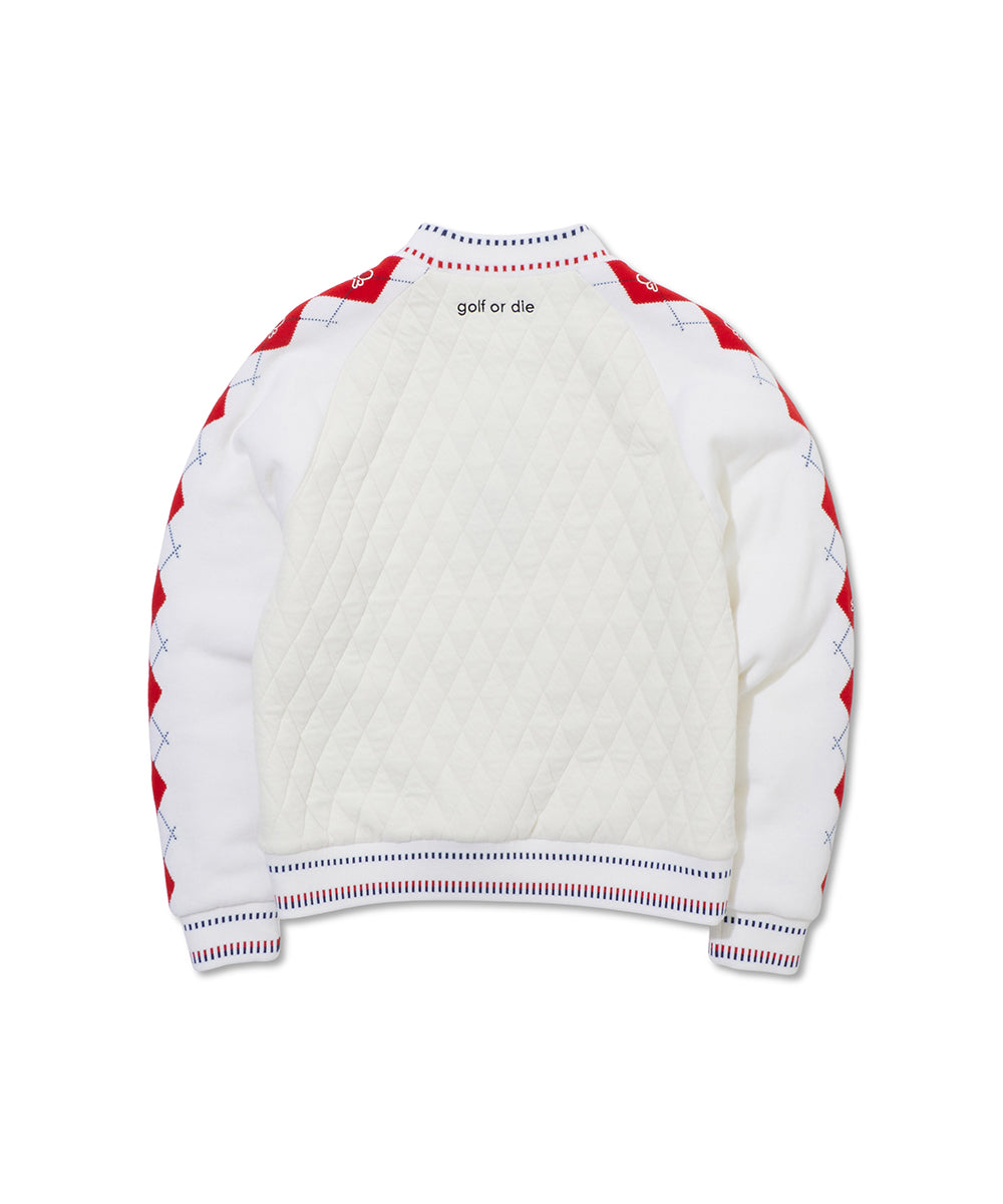 W GN KNIT MIX QUILTING JERSEY CREW LR3IC72F