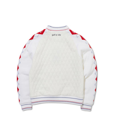 W GN KNIT MIX QUILTING JERSEY CREW LR3IC72F