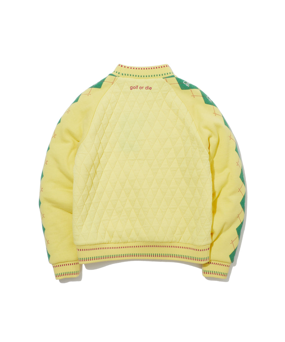 W GN KNIT MIX QUILTING JERSEY CREW LR3IC72F