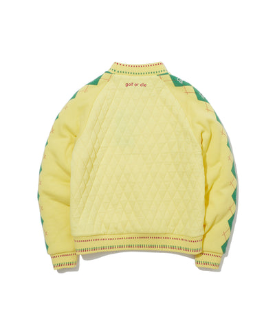 W GN KNIT MIX QUILTING JERSEY CREW LR3IC72F