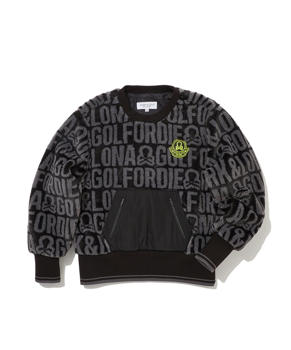 W GN LOGO FLEECE JERSEY CREW LR3IC73F