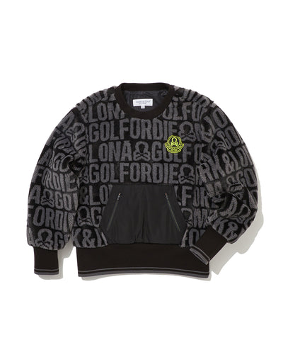W GN LOGO FLEECE JERSEY CREW LR3IC73F