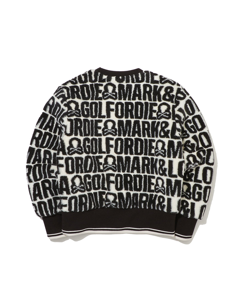 W GN LOGO FLEECE JERSEY CREW LR3IC73F