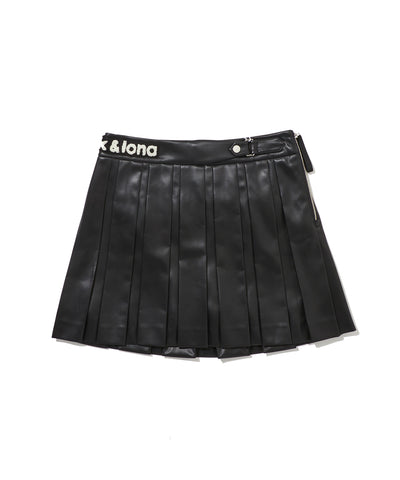 W GN SOLID PLEATS WOVEN SKIRT LR3IE72F