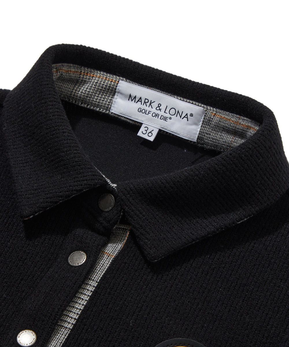 W GN CHECK POINT COLLAR LS POLO LR3IP72F
