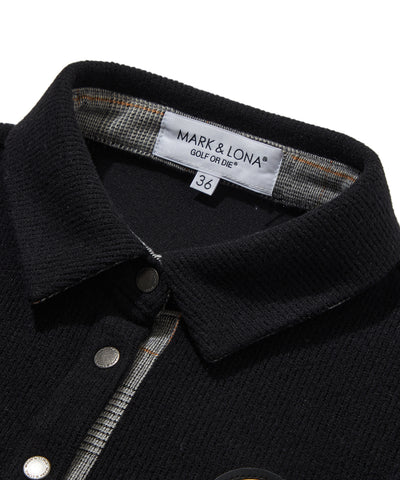 W GN CHECK POINT COLLAR LS POLO LR3IP72F