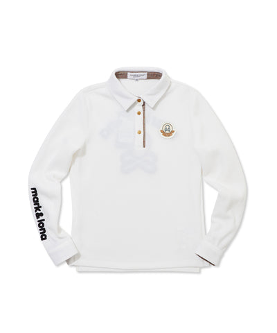 W GN CHECK POINT COLLAR LS POLO LR3IP72F