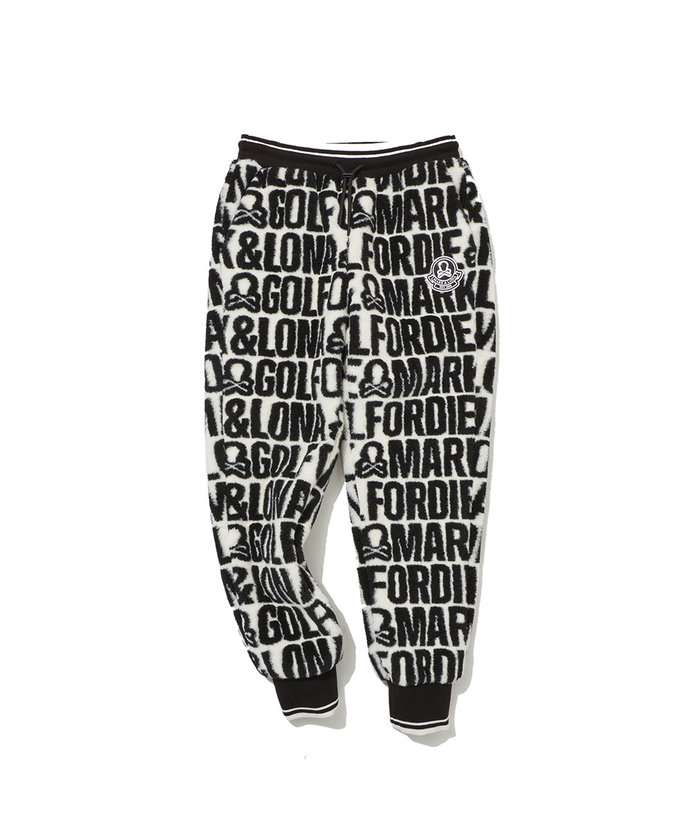 W GN LOGO FLEECE JERSEY PANTS LR3IT72F